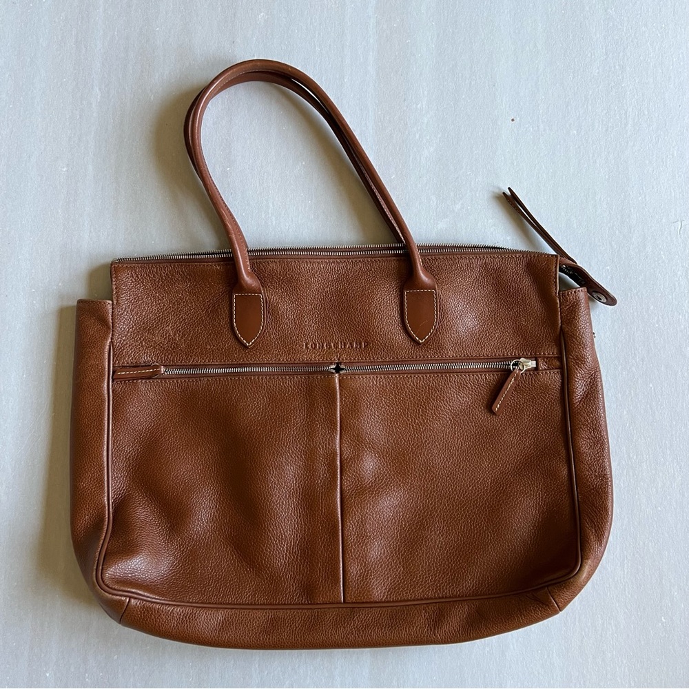 Longchamp leather tote